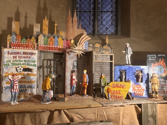 St. Gereon: Baustellen-Krippe